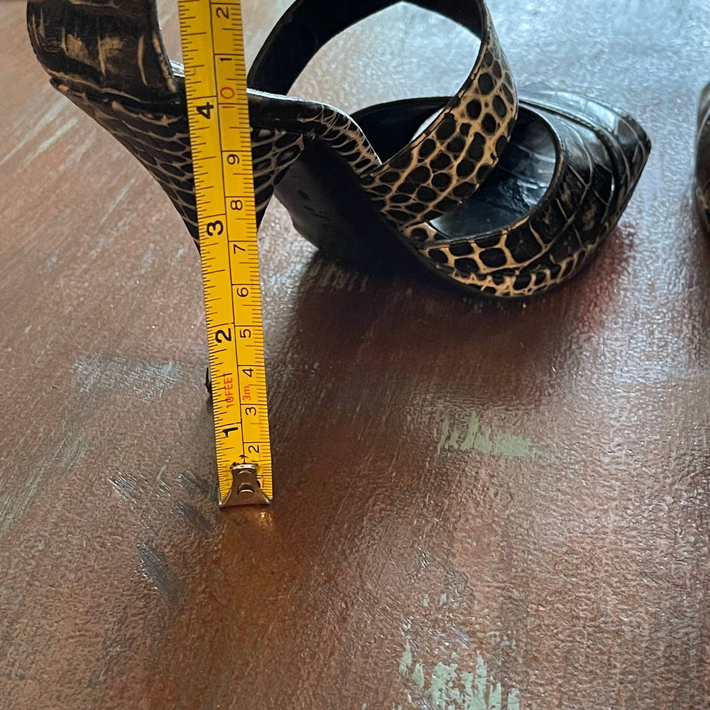CASADEI Women's Italian Leather Heels Vero Cuoro Sz 6 - Picture 4 of 9